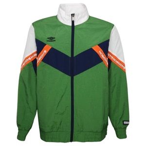 Size Small - Umbro x Famous Nobodys Green Windbreaker Jacket - $130